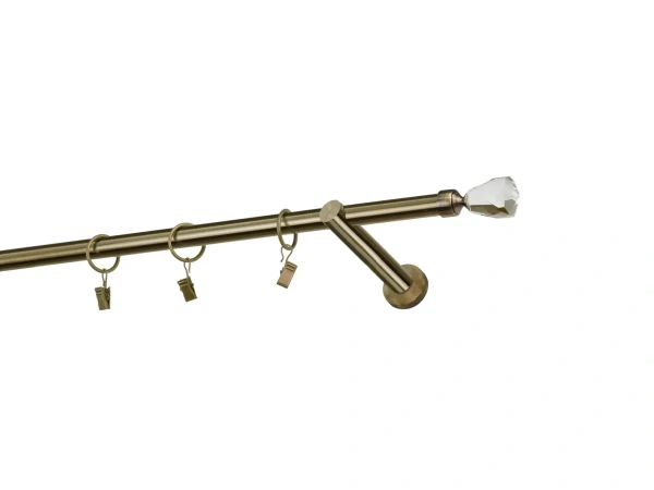 Garnýže 16mm - jednořadá - CRYSTAL CONE - antik