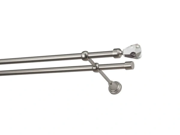 Garniže 16x16mm - dvojradové - CRYSTAL CONE - satin 2