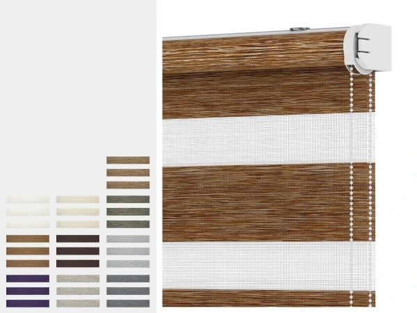 Rolety SOLID M - den a noc - látka MAURÍCIUS