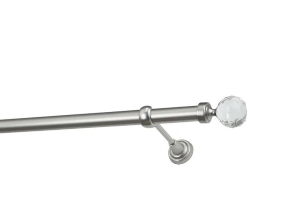 Garnýže 25mm - jednořadá - KOULE CRYSTAL - satin 2