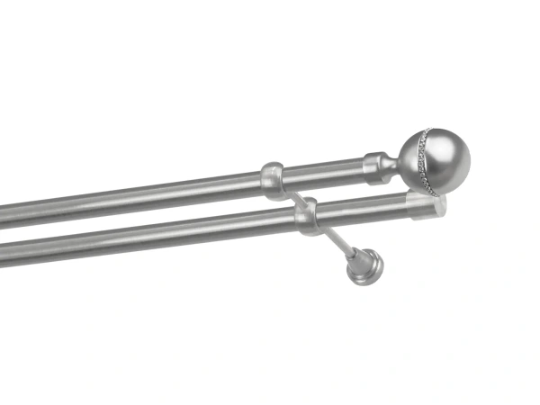 Garnýže 25x25mm - dvouřadá - KALISTO CRYSTAL - satin 1