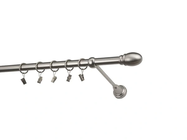 Garniže 19mm - jednoradové - BELUNO - satin