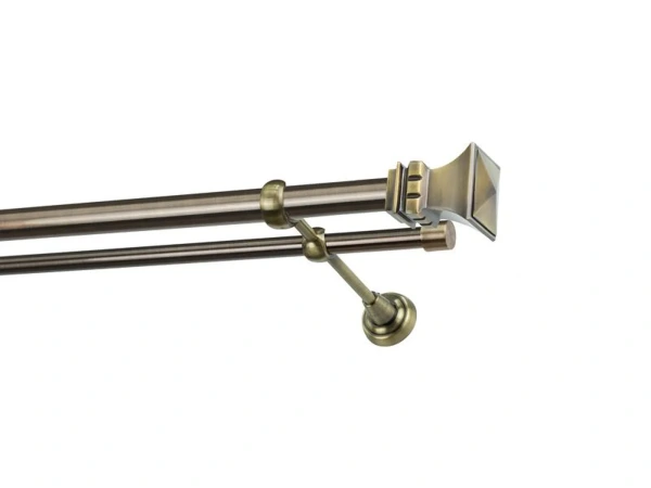 Garnýže 25x16mm - dvouřadá - VĚŽ - antik 2