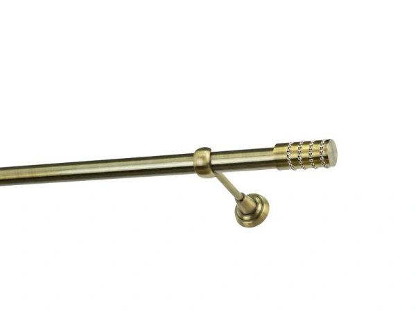 Garnýže 25mm - jednořadá - CYLINDR CRYSTAL - antik 2