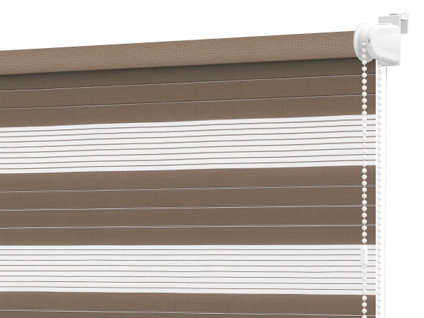 Rolety MINI+ den a noc - látka KRÉTA 1