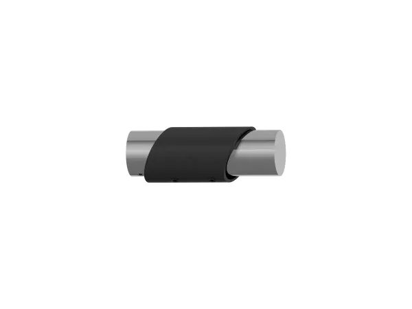 Garnýž 19x19mm drážková tyč - 2řada - PARIS - černá
