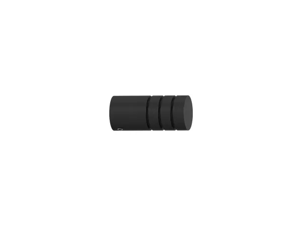 Garnýž 19x19mm drážková tyč - 2řada - TECHNO - černá