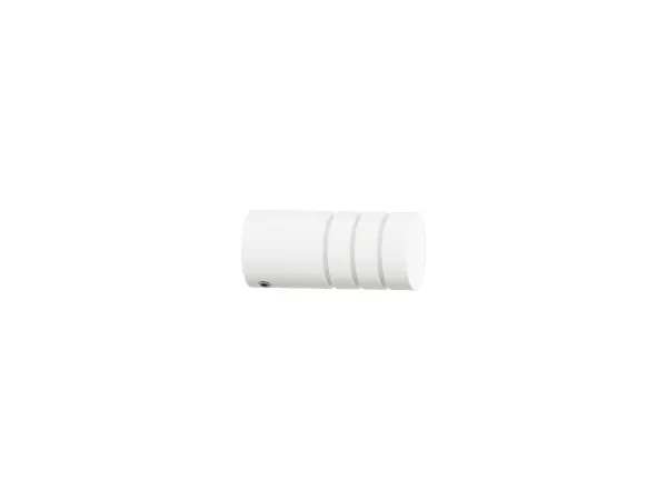 Garnýž 19x19mm drážková tyč - 2řada - TECHNO - černo bílá
