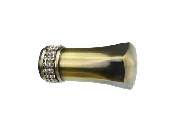 Garnýže 25mm - jednořadá - PLUTON CRYSTAL - antik