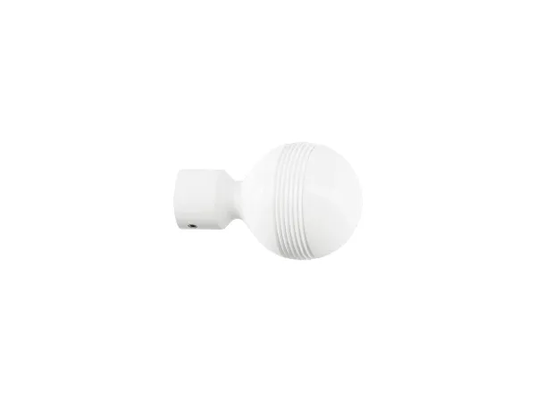 Garnýž 19x19mm obyčejná tyč - 2řada - GABI - bílá