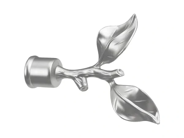 Garnýže 25x25mm - dvouřadá - LIST ROSE - satin