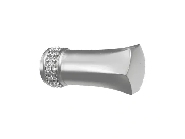 Garnýže 25x25mm - dvouřadá - PLUTON CRYSTAL - satin