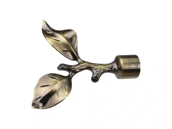 Garniže 16mm - jednoradové - LIST ROSE - antik