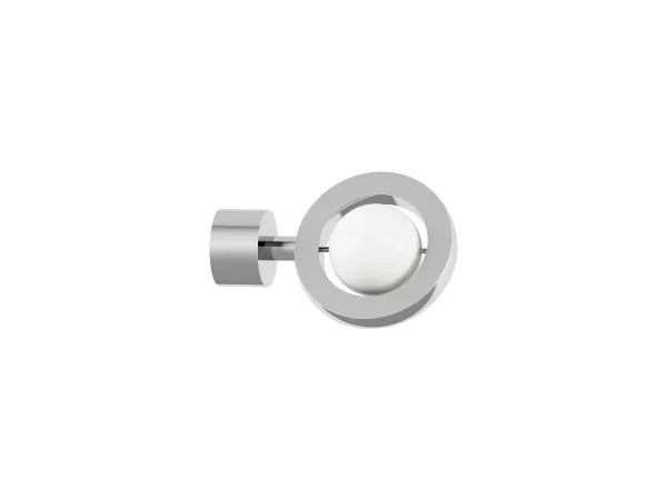 Garnýž 19x19mm obyčejná tyč - 2řada - SFERA - černo bílá