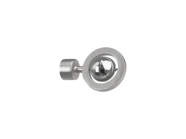 Garniža 19x19mm - drážková tyč - 2rady - JUPITER - satin