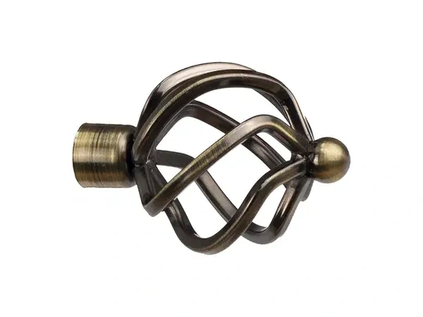 Garnýže 19x19mm - dvouřadá - SPIRAL - antik